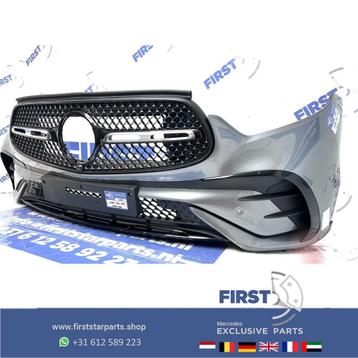 W254 GLC AMG VOORBUMPER ANTRACIET COMPLEET + STARS GRIL ORIG beschikbaar voor biedingen