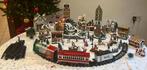 Kerstdorp met 14 kersthuisjes + trein en toebehoren, Diversen, Kerst, Ophalen, Zo goed als nieuw