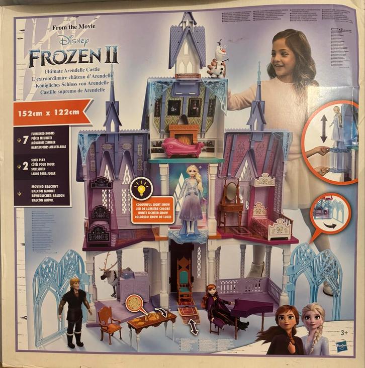 Frozen 2 Arendelle Kasteel Deluxe Speelfigurenset, Kinderen en Baby's, Speelgoed | Poppenhuizen, Nieuw, Poppenhuis, Ophalen
