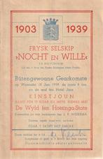 Frysk Selskip "Nocht en Wille", Ophalen of Verzenden, 20e eeuw of later, Gelezen