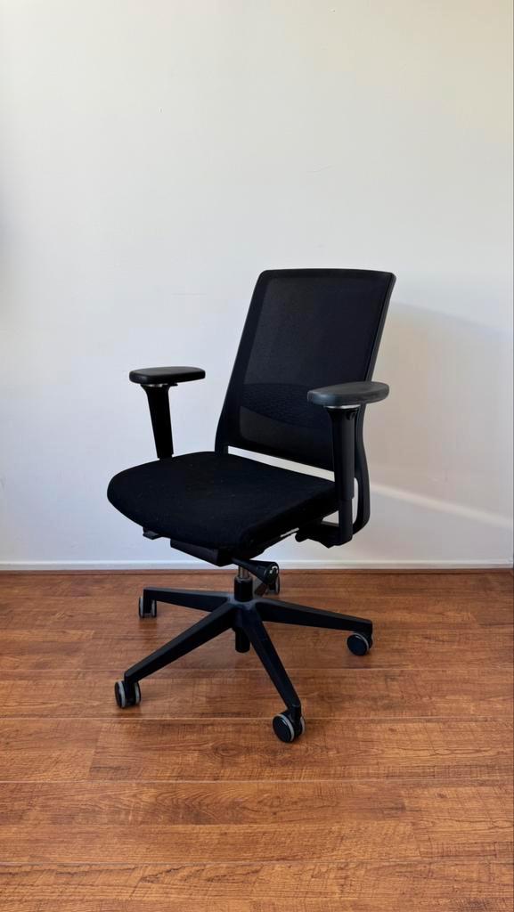 Gispen Zinn bureaustoel, Huis en Inrichting, Bureaustoelen, Gebruikt, Bureaustoel, Zwart, Ergonomisch, Ophalen