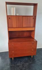 Mooie retro vintage 2 delig kast., Ophalen, Gebruikt, 25 tot 50 cm, Minder dan 150 cm