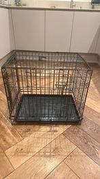 Hondenbench premium 2-deurs zwart 60x43x52cm, Ophalen, Zo goed als nieuw