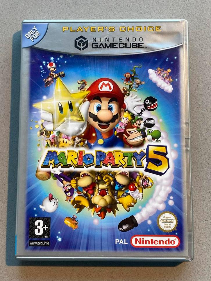 Mario Party 5 - Gamecube, Spelcomputers en Games, Games | Nintendo GameCube, Zo goed als nieuw, Platform, 3 spelers of meer, Vanaf 3 jaar