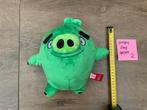Nieuwe groene Angry bird Leonard varken knuffel 20cm, Ophalen, Nieuw, Overige typen