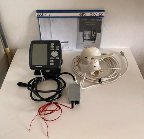 Garmin 128 gps met losse antenne, Watersport en Boten, Navigatiemiddelen en Scheepselektronica, Gebruikt, Gps of Kompas, Ophalen of Verzenden