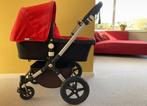 Bugaboo Cameleon 3 Rood Wieg Stoel Voetenzak Parasol en meer, Ophalen, Gebruikt, Bugaboo, Verstelbare duwstang
