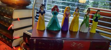 Disney princesjes 6 stuks  Hoogte 7cm