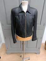 Qi-Do jasje maat 44 leer, Ophalen of Verzenden, Zo goed als nieuw, Maat 42/44 (L), Zwart