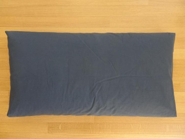 Veren rugkussen bank bed palletbank kussen blauw 2x, Huis en Inrichting, Woonaccessoires | Kussens, Blauw, Vierkant, Ophalen of Verzenden