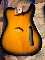 Telecaster custom body” Two Tone Sunburst” dubbel binding, Verzenden, Nieuw, Elektrische gitaar