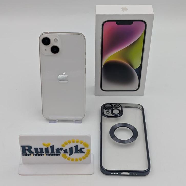 Apple iPhone 14 256Gb Starlight - Nette staat, Telecommunicatie, Mobiele telefoons | Apple iPhone, Zo goed als nieuw