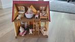 Sylvanian familie huis met veel toebehoren, Ophalen of Verzenden, Zo goed als nieuw
