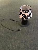 Nieuwe zwarte barok tafellamp 15 cm breed en 32 cm hoog, Huis en Inrichting, Lampen | Tafellampen, Barok, Glas, Ophalen of Verzenden