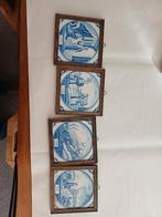 Delfsblauw Tegeltjes Bijbelse Voorstellingen, Antiek en Kunst, Antiek | Wandborden en Tegels, Ophalen of Verzenden