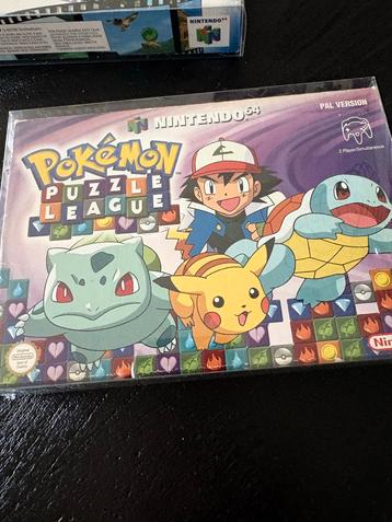 Pokémon Puzzle League N64 CIB - Compleet! beschikbaar voor biedingen