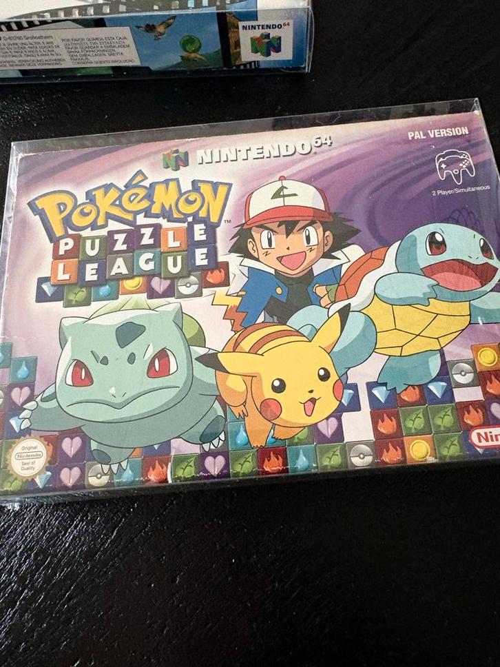 Pokémon Puzzle League N64 CIB - Compleet!, Spelcomputers en Games, Spelcomputers | Nintendo 64, Gebruikt, Zonder controller, Ophalen