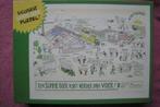 EXCLUSIEVE SLIMME BOER CARTOON PUZZLE  1.000st. 2.95euro., Ophalen of Verzenden, Meer dan 1500 stukjes, Zo goed als nieuw, Legpuzzel