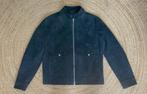 Suède leren jack met verwassen effect t.w.v €300,-, Kleding | Heren, Zwart, Nieuw, Overige maten, Ophalen of Verzenden