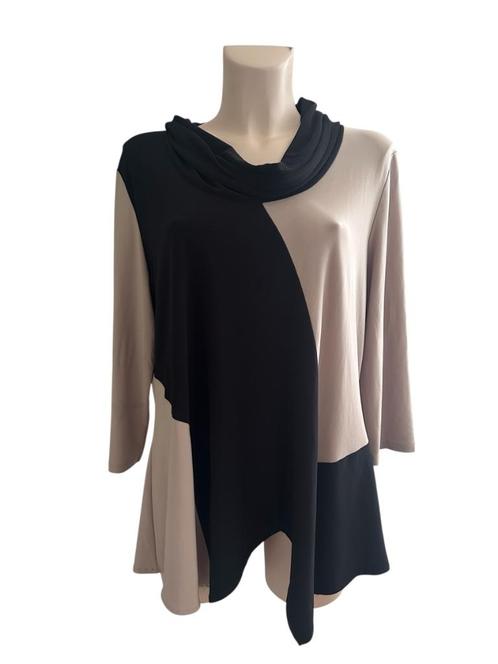 Joseph Ribkoff shirt lange mouw 3XL, Kleding | Dames, T-shirts, Zo goed als nieuw, Maat 46/48 (XL) of groter, Zwart, Lange mouw