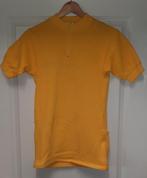 Wollen Retro wielrenshirt geel maat 4  maat M, Verzenden, Zo goed als nieuw, Info@racefietskledingonline.nl, Kleding