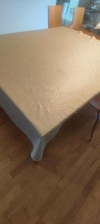 Ovalen gouden tafelkleed, Huis en Inrichting, Verzenden, Gebruikt, Ovaal, Binnen