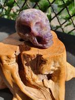 Amethist schedel skull edelsteen, Antiek en Kunst, Kunst | Beelden en Houtsnijwerken, Ophalen of Verzenden