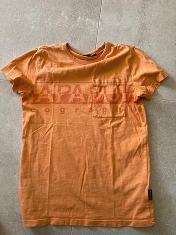 Napapijri shirt oranje maat 152 beschikbaar voor biedingen
