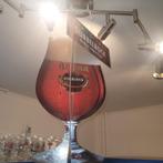 Brand bier Plafond / lamp reclame, Verzamelen, Biermerken, Ophalen of Verzenden, Gebruikt, Reclamebord, Plaat of Schild, Brand