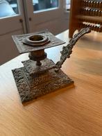 Antieke Koperen Kaarsenstandaard, Antiek en Kunst, Antiek | Kandelaars, Ophalen of Verzenden, Koper of Brons