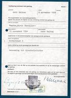 Legeszegel Ambt Delden op document, Postzegels en Munten, Na 1940, Verzenden, Gestempeld