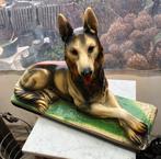 Vintage beeld hond gips, Ophalen of Verzenden