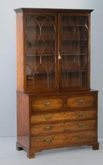 George IV secretaire met boekenopstand, Engeland 19e eeuw, Ophalen