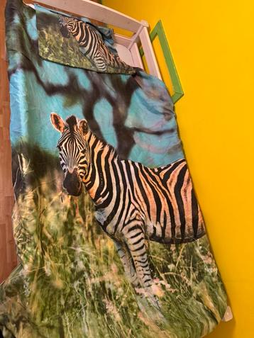 Dekbedovertrek zebra 1 persoons beschikbaar voor biedingen
