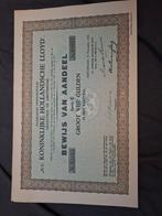 Oude Aandeel N.V. Koninklijke Hollandsche Lloyd 1932, Ophalen of Verzenden, 1920 tot 1950, Aandeel