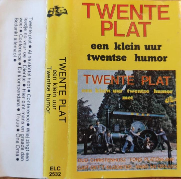 Twente Plat - Een Klein Uur Twentse Humor  Nieuw In Folie., Cd's en Dvd's, Cassettebandjes, Nieuw in verpakking, Origineel, Pop