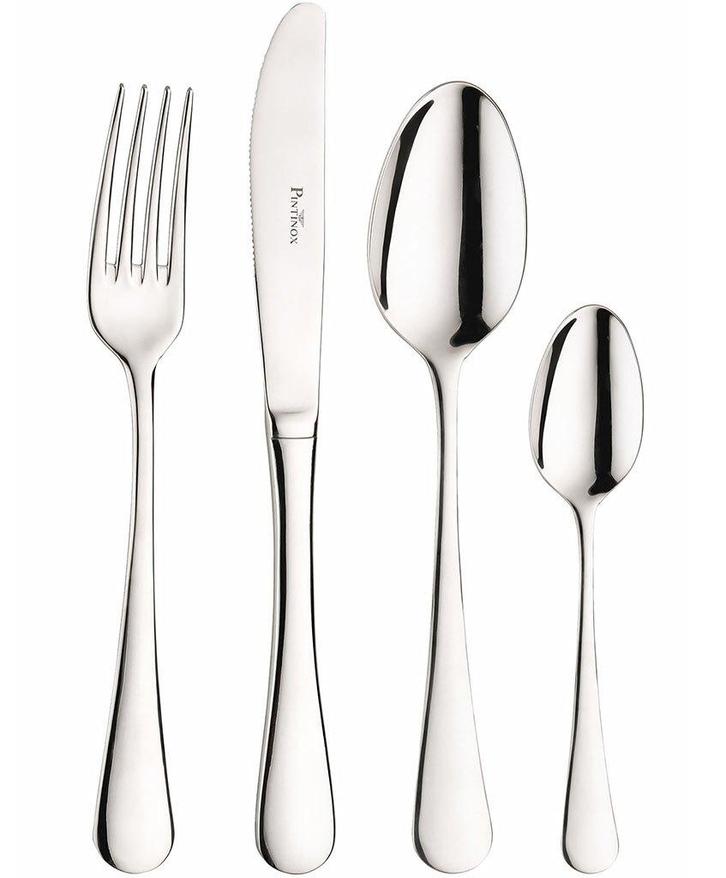 Pintinox 24-delig Bestek set in Inox 18/10 Stresa, Huis en Inrichting, Keuken | Bestek, Nieuw, Bestekset, Rvs of Chroom, Vaatwasserbestendig