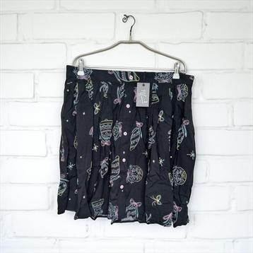 NWT Hell Bunny Rok Maat 2XL Zwart Merry Mini Kerst beschikbaar voor biedingen