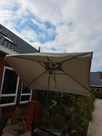 Parasol met verrijdbare voet.  Zo goed als nieuw!, Tuin en Terras, Parasols, Ophalen, Kantelbaar, 2 tot 3 meter, Zo goed als nieuw