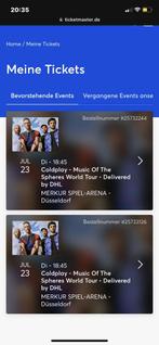 2x coldplay zitplaatsen 23 juli dusseldorf, Tickets en Kaartjes, Concerten | Pop, Juli, Twee personen