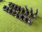 16 Chaos Knights on Chaos Steeds - WH Fantasy - AoS - Metal, Gebruikt, Figuurtje(s), Warhammer, Ophalen of Verzenden