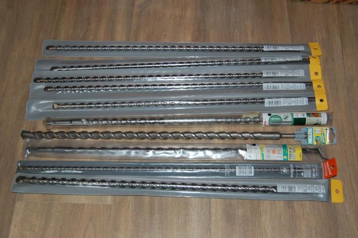 10 SDS-plus boren lang 60 cm maat 8 t/m 20 mm, Doe-het-zelf en Verbouw, Gereedschap | Boormachines, Nieuw, Boor- en/of Breekhamer