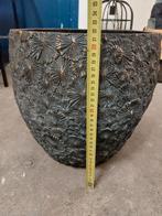 Blauwe bloempot, Gebruikt, Rond, Binnen, Minder dan 40 cm