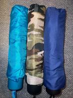 Diverse paraplu's, zeer compact met hoes (als nieuw), Ophalen of Verzenden, Zo goed als nieuw, Blauw