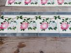 29 stuks art nouveau tegels met prachtige rozenrand, Ophalen