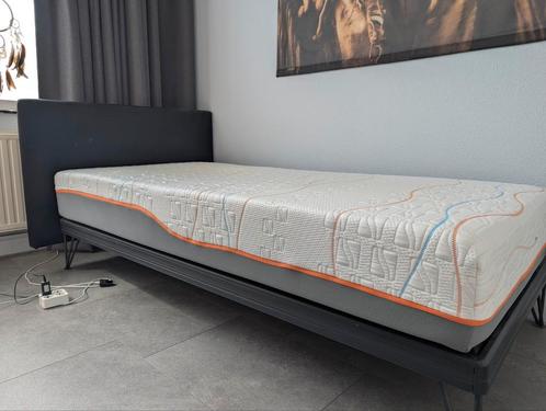 Boxspring M line 100x220 met M line matras, Huis en Inrichting, Slaapkamer | Boxsprings, Zo goed als nieuw, 100 cm, 220 cm, Eenpersoons