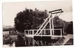 Bijdorp - Voorschoten (ZH) Bruggetje 1943 -fotoglanskaart-, Verzenden, 1940 tot 1960, Gelopen, Zuid-Holland