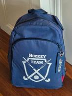 Hockey rugtas donkerblauw met mogelijkheid voor stick, Ophalen of Verzenden, Zo goed als nieuw, Tas