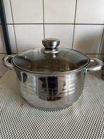 Roestvrijstalen kookpan met deksel – Royalty Line, Inductieplaat, Zo goed als nieuw, Rvs, Ophalen