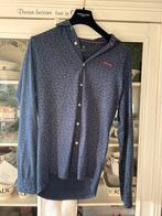 NZA stretch overhemd mt M zgan, Kleding | Heren, Overhemden, Ophalen, Blauw, Halswijdte 39/40 (M), Zo goed als nieuw